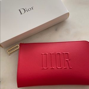 Dior makeup bag